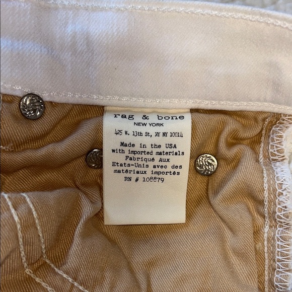 rag & bone Classic White Skinny Jeans - Picture 7 of 14